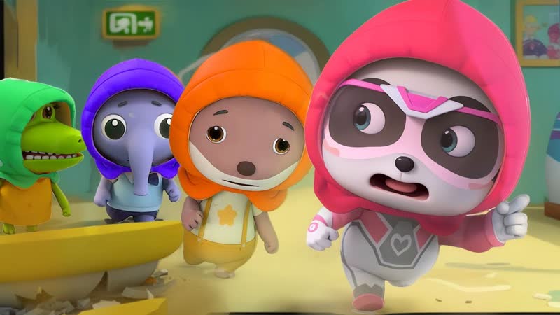 Kids Learn Earthquake Safety, Super Rescue Team, Best Cartoons for Kids, Baby Bus