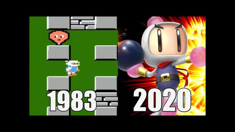 Evolution of Bomberman Games 1983
