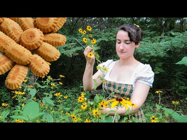 Baking Honey Cakes in 1796, ASMR Fire Cooking, Real Historic