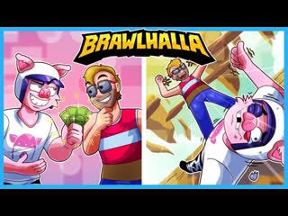 Paying My Friend to Beat Me Up in Brawlhalla