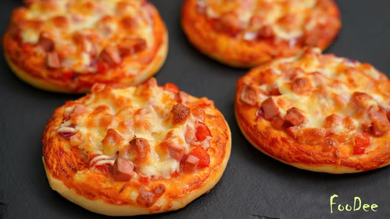 Домашние мини пиццы из детства Школьная пицца ОЧЕНЬ