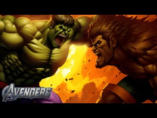 ХАЛК ПРОТИВ МЕРЗОСТИ  MARVEL AVENGERS #4