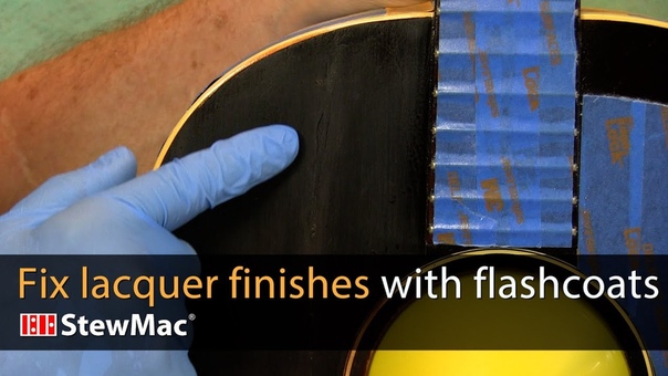 Blend new lacquer into old lacquer with flash