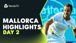 Gasquet Faces Thompson Harris & Hanfmann Also In Action | Mallorca 2023 Day 2 Highlights