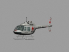 Bell 206 Jetranger Red Cross Helicopter Startup