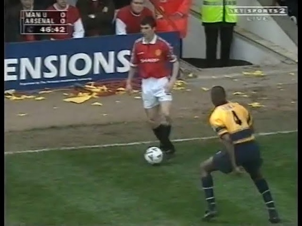 Patrick Vieira vs Roy Keane FA Cup Semi Final (1st game) 1998, 99 All