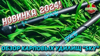 НОВИНКА 2024! Обзор карповых удилищ SKY от компании De-Nova Carp Tackle