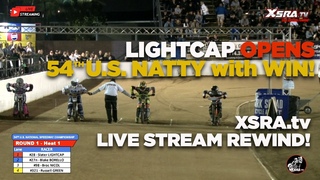 Lightcap Opens 54th U.S. National With WIN! Live Stream Rewind! #racereport #speedwayracing #xsratv
