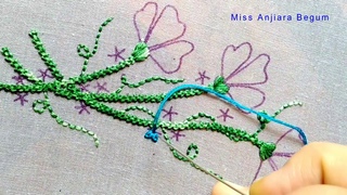Fancy Hand Embroidery Work,Exceptional Embroidery Class,Craft for beginners-80, #Miss_A