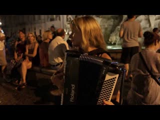 Gintar Akstinaviit. Accordion. Tango. Piazza Navona. Roma. Italia. . 2/2