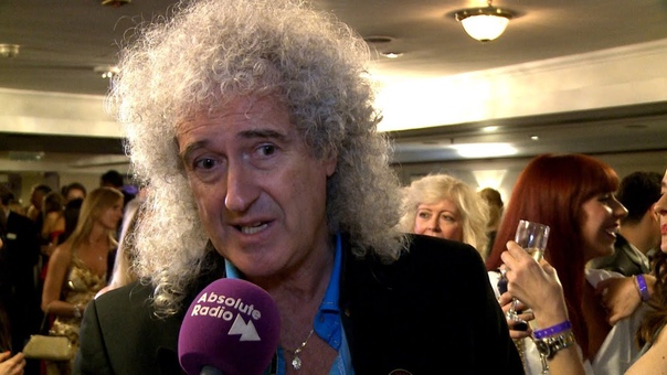 Brian May Anita Dobson interview on the red carpet at Pride of Britain Awards
