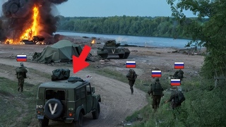 Russian Engineering Troops came under Attack from the Himars MLRS in the Kharkiv region!
