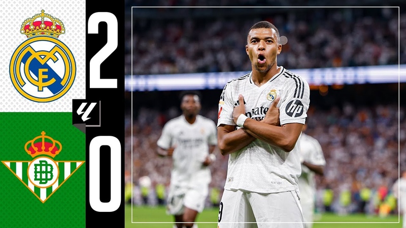 HIGHLIGHTS, Real Madrid 2 0 Real Betis, La Liga 2024,