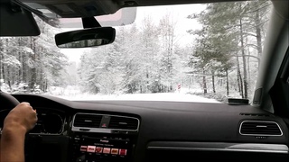 VW Golf ALLTRACK (4x4) DSG Śnieg Las /Forest Snow