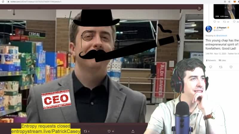 Patrick Casey Racist Incel Content