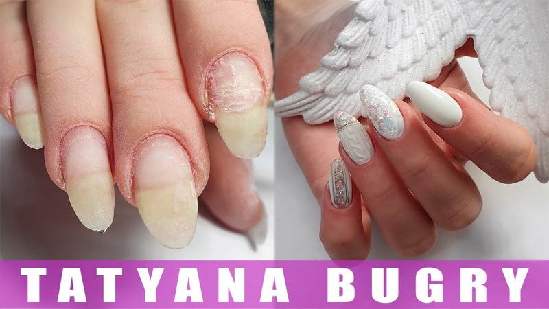 Knit Pattern Design, Holiday Manicure, Russian,