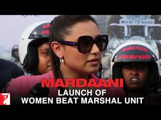 Rani Mukerji - At the Launch of Women Beat Marshal Unit