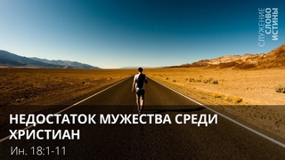 Иоанна 18:1-11. Недостаток мужества среди христиан | Андрей Вовк | Слово Истины
