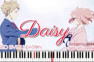 Daisy 「B y Stereo Dive Foundation」TV size ED [Piano]