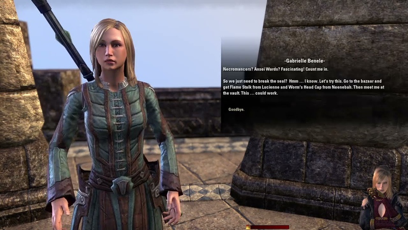 The Elder Scrolls Online, Yan char görev başlangıcı, Alirkr