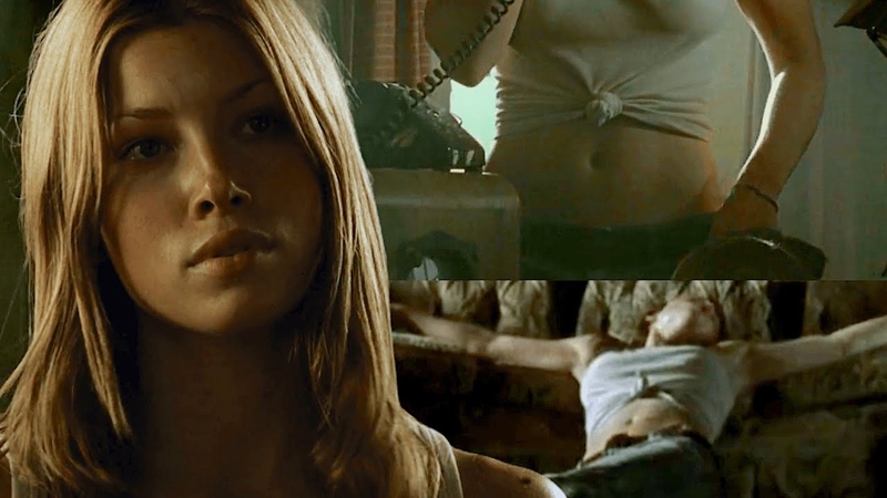 Jessica Biel Knot Shirt Knocked