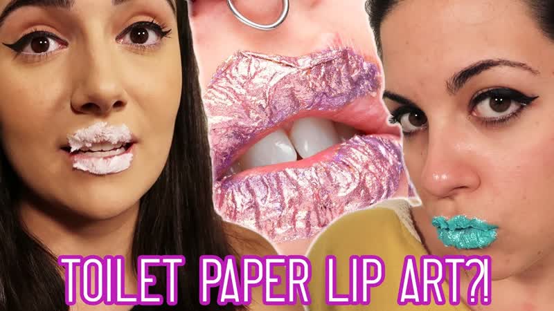 We Tried Instagram Toilet Paper Lips (feat. Candace