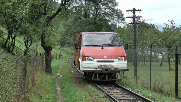 minivan on rails, Vaser Valley Railway,