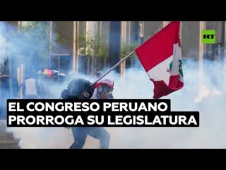 El Congreso peruano prorroga su legislatura para volver a debatir el adelanto de los comicios