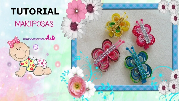 Mariposas en cinta