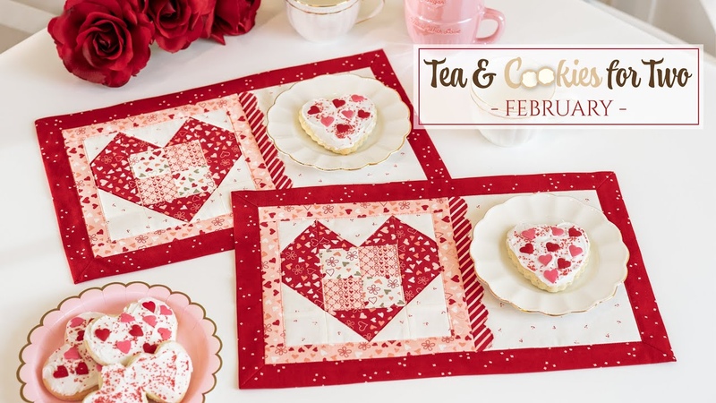 Tea Cookies for Two February, a Shabby Fabrics