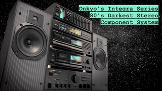 Onkyo Inegra Series Dark 80's Vintage Stereo Component System