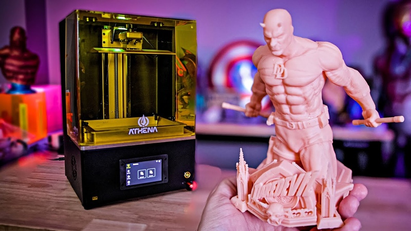 A SMART Resin 3 D Printer Athena First