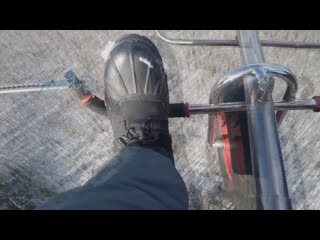 Полеты на паралете над лесом