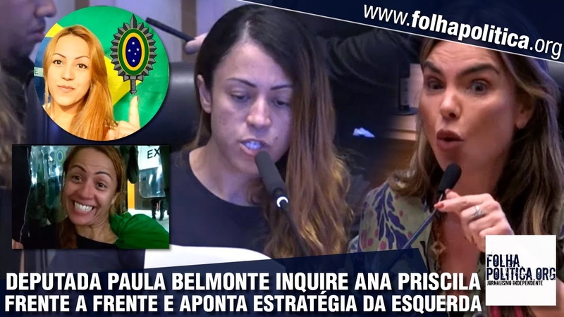 Deputada Paula Belmonte inquire Ana Priscila Azevedo frente a frente e expõe
