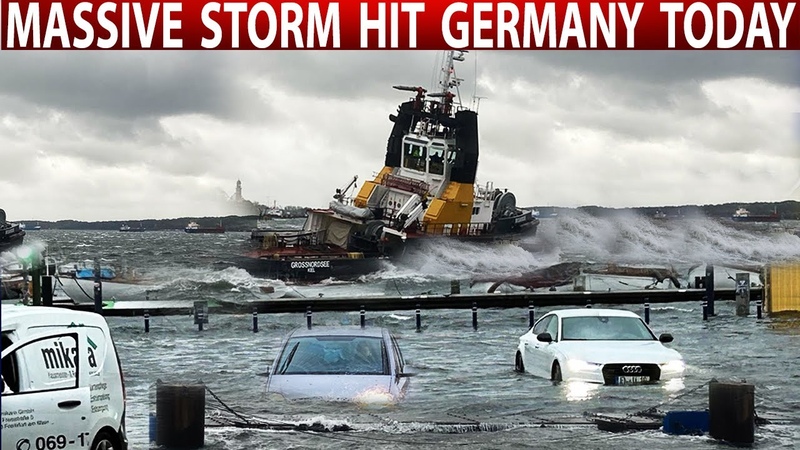 sturmflut ostsee hochwasser deutschland baltic sea storm caused flooding in