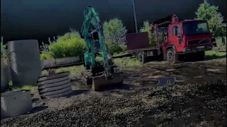 Мини экскаватор - Планировка участка