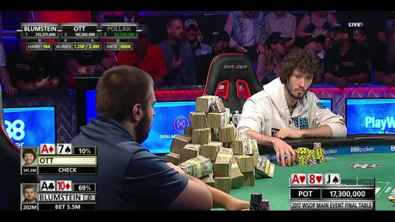 World Series Of Poker 2017 Main Event Final Table Day