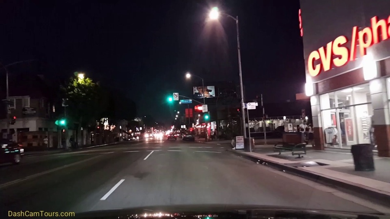 Night driving around Los Angeles. No talking, no