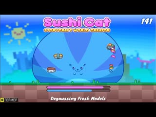 Игра Накорми Суши Кота Sushi Cat смотреть приключения игры на русском кот ест суши топ мультик игра