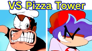 Friday Night Funkin’ VS Peppino FULL WEEK | Friday Night at the Pizza Tower (FNF Mod/Hard)