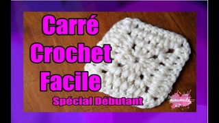 DIY. Carr Au Crochet Trs Facile // Granny Square Very Easy