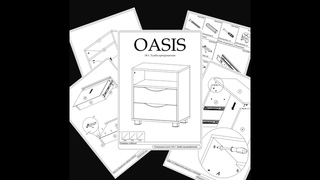 Как выглядят пошаговые схемы сборки на выходе из Базис мебельщик | OASIS