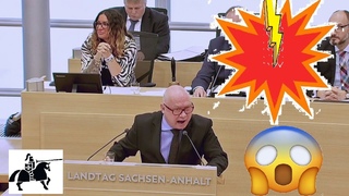 AUSRASTER im Landtag wegen CORRECTIV-Recherche - Oliver Kirchner (AfD)
