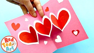 SUPER Easy Pop Up Heart Card DIY for Mother’s Day or Valentine’s