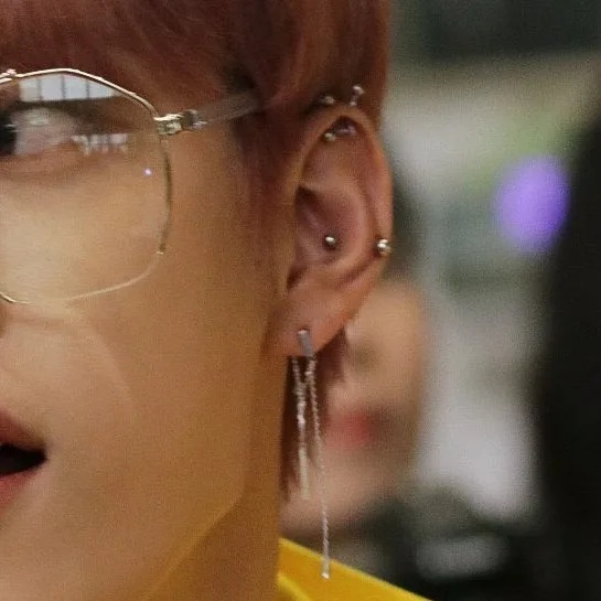 Glasses throat piercing schoolgirl