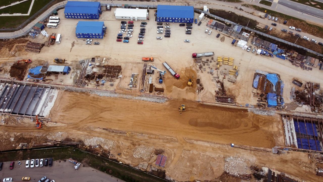 ТРОИЦКАЯ ЛИНИЯ МЕТРО, СТАНЦИЯ "БАЧУРИНСКАЯ" И ТОННЕЛИ В СТОРОНУ "КОММУНАРКИ" Это картинка