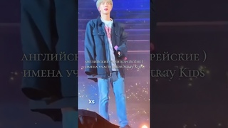 АНГЛИЙСКИЕ ИМЕНА STRAY KIDS #straykids #leeknow #felix #hyunjin #chan #i_n #changbin #seungmin #han