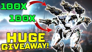 Huge Giveaway! 100x EIFFEL Titan & 100x DISCORDIA + Eiffel Best Setups | War Robots WR