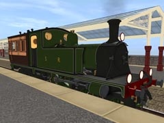 LSWR Drummond's Bug Front Bogie - SR Olive Green