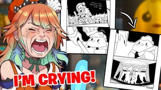 Kiara reacts to an emotional art and starts crying Takanashi Kiara - Hololive